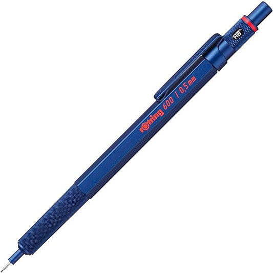 Rotring Mechanical Pencil, Iron Blue 600 2114266 0.5mm Rotring Mechanical Pencil Fine Writing Stationery German Drafting Pen Professional Ballpoint Pen