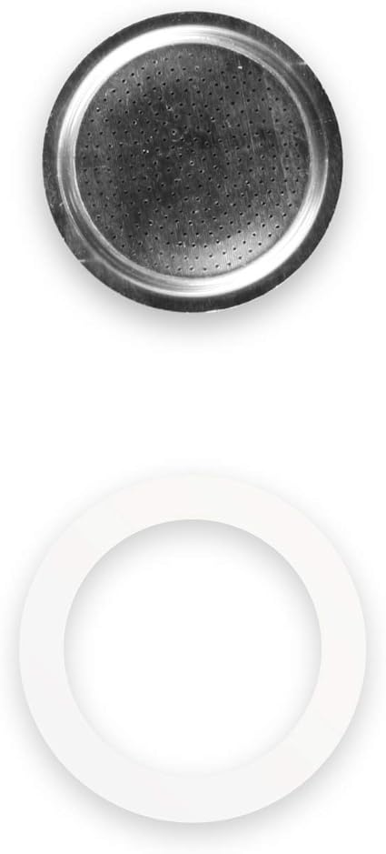 BIALETTI 0800038 Espresso Maker Replacement Parts for Mocha Express 2 Cups, Sealing & FilterBIALETTI 0800038 Espresso Maker Replacement Parts for Mocha Express 2 Cups, Sealing & Filter