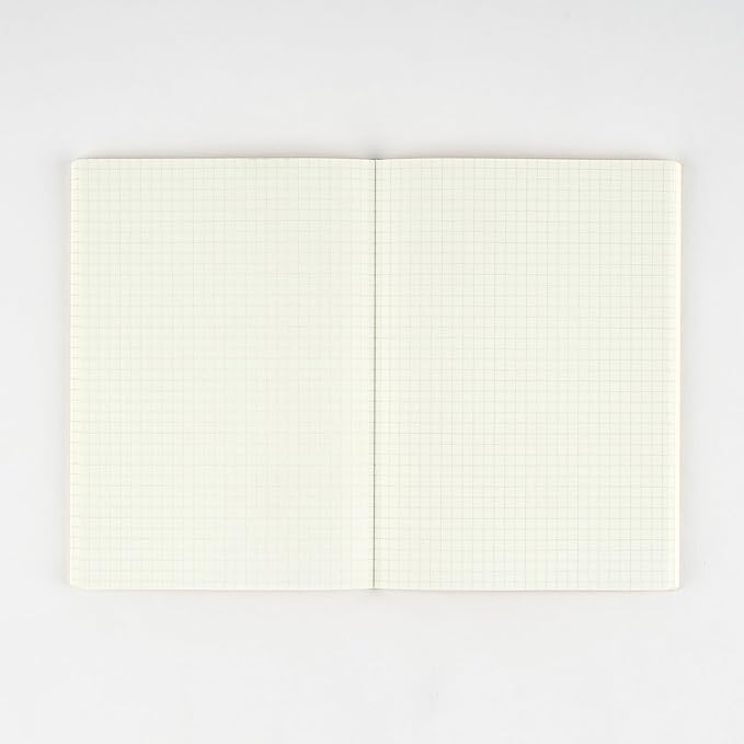 Hobonichi Notebook, Naoki Ishikawa/Almost Daily Square Notebook (A6) DenalI In The Midnight Sun #1, 3.7 mm Square, 240 Pages, 4 Color Grid, Notebook Accessory