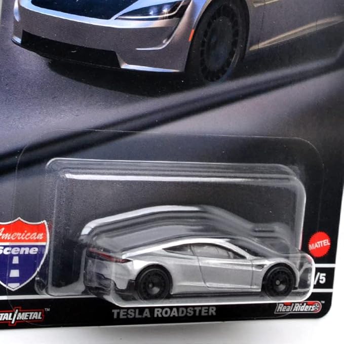 Hot Wheels 1:64 Scale Car Culture American Scene - Tesla Roadster