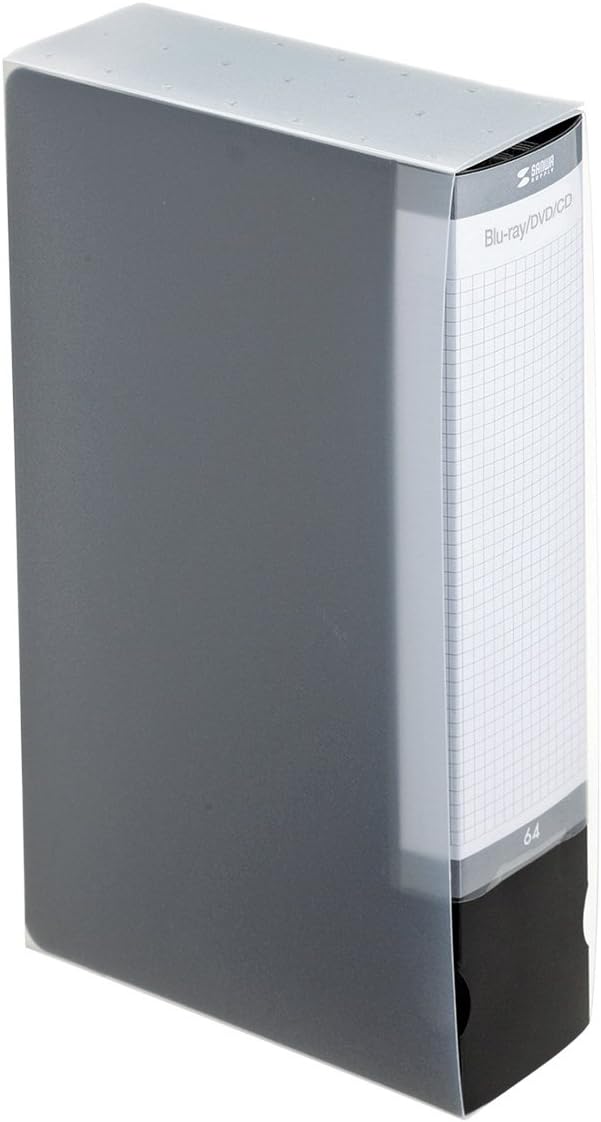 Verbatim BD-R DL VBR260RP50SV1 for Single Recording (2 Layers on One Side, 1-6x Speed, 50 Sheets) & Sanwa Supply Blu-ray Disc Compatible File Case (Holds 64 Cards)