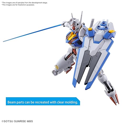 Bandai Spirits Hg Mobile Suit Gundam Mercury Witch Gundam Aerial 1/144 Scale Color-Coded Plastic Model (White)