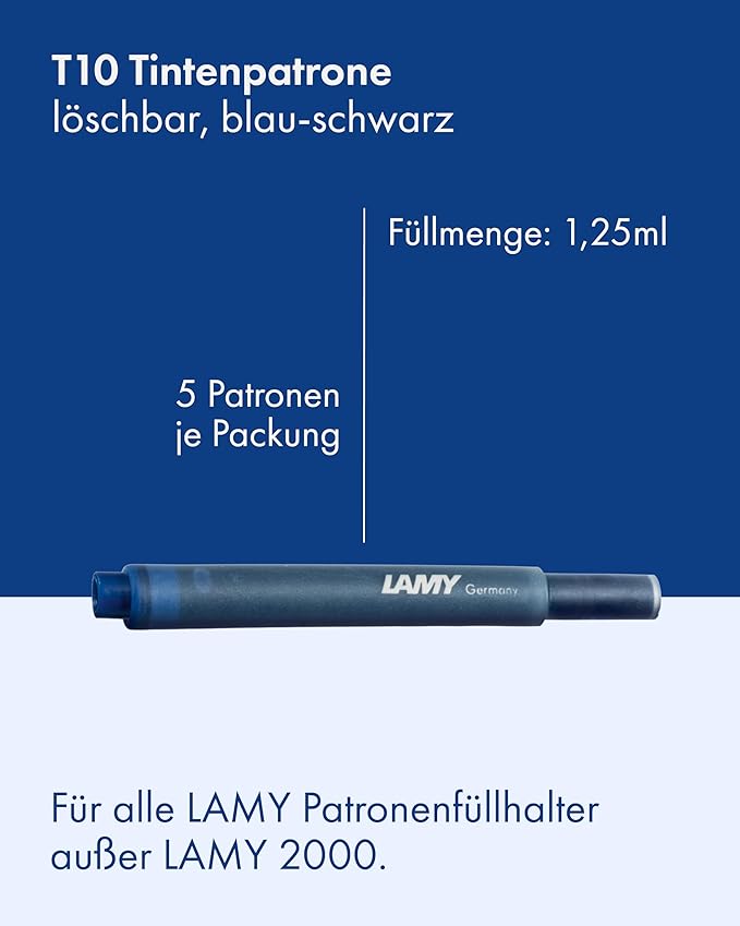 LAMY LT10 Ink Cartridge x 5