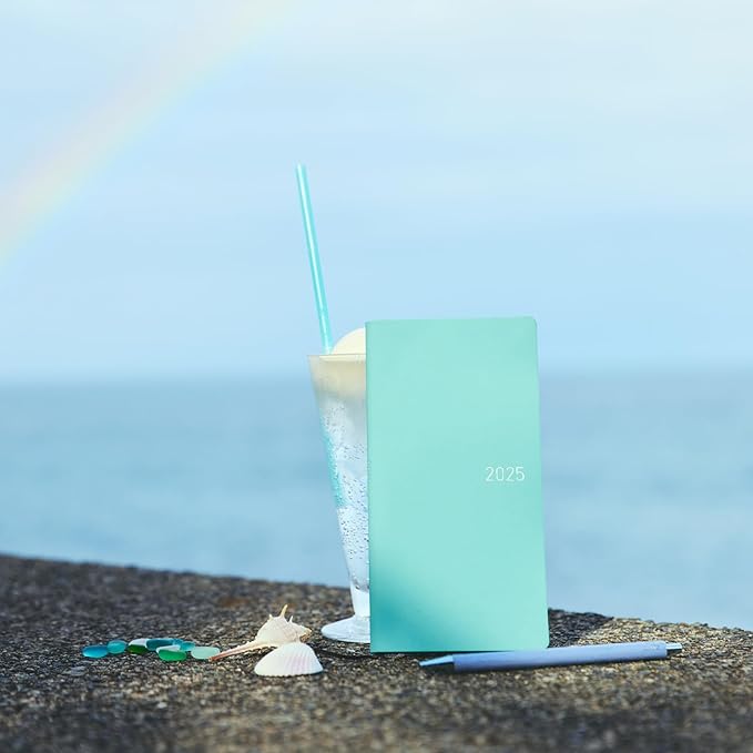 Hobonichi 2025 Weeks, Smooth / Vanilla Soda, Starting January, Weekly Planner, Weekly Left, Slim Vertical