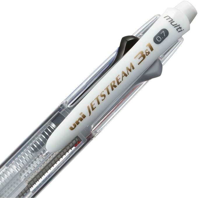 Uni Mitsubishi Pencil Multi-Function Pen Jetstream 3&1 0.7 Transparent Easy to Write MSXE460007.T