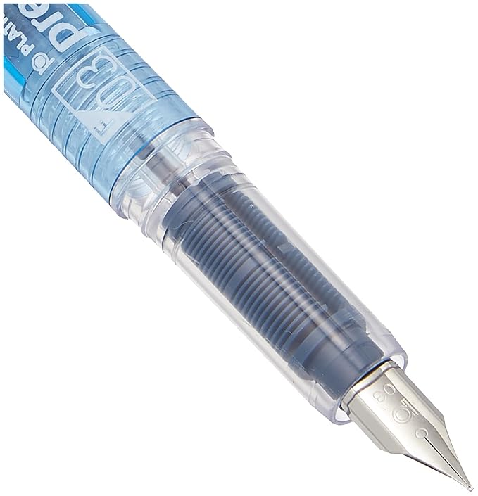 Platinum Preppy Fountain Pen Blue Black 03 Fine Nib Size