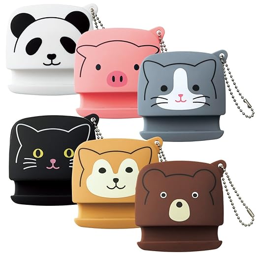 Lihit Lab PuniLabo Cell Phone Stand w/Earphone Holder, 3.1" 1.2", Pig (A7713-5)