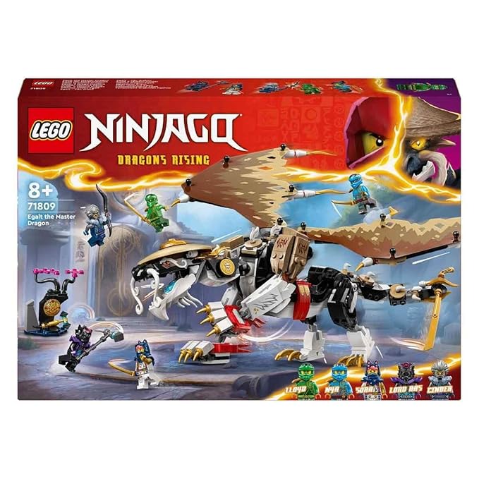 LEGO NINJAGO Egalt The Master Dragon Hero Toy 71809 (532 Pieces)