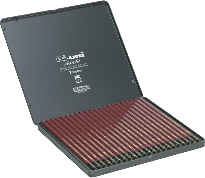 Uni Mitsubishi Pencil HUAS High-Uni 22-Piece Art Set