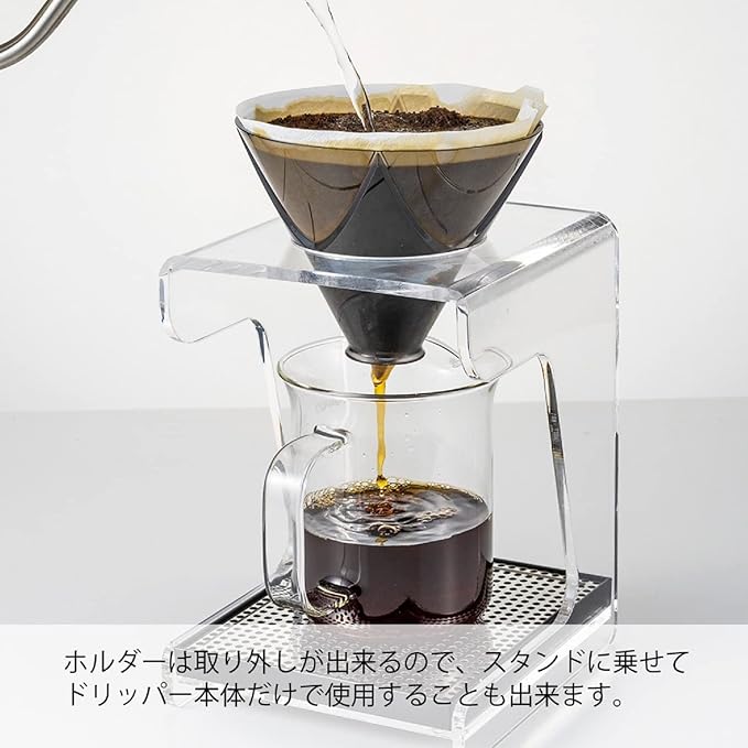 Hario V60 One Pour Dripper Mugen (Black)
