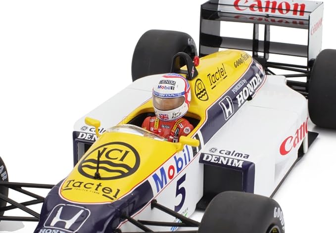 MINI GT MCG F1 Mini Car 1/18 FW11 Team Williams British GP 1986 Winner Nigel Munsell N5