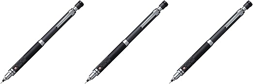 Uni Mechanical Pencil, Kuru Toga Roulette Model 0.5mm, Gun Metallic, 3 Pack