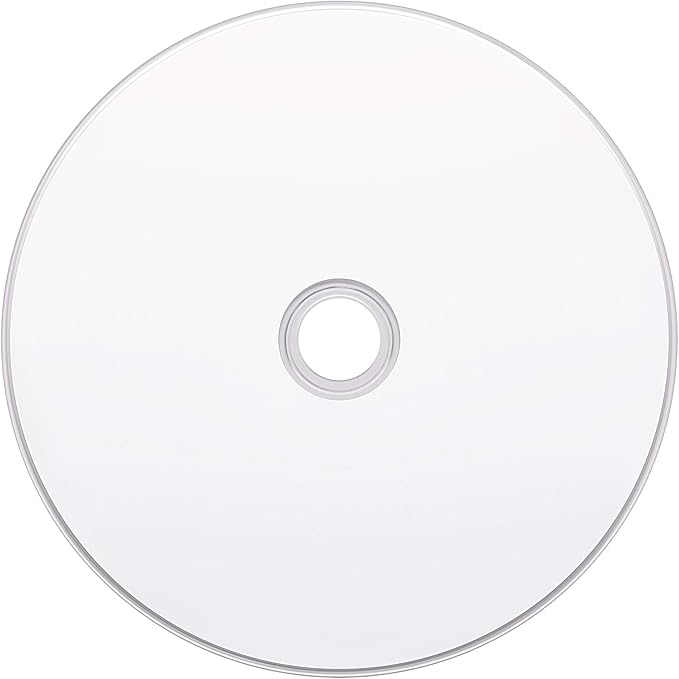 Verbatim DHR47JP50SV2-B Verbatim Single Recording DVD-R 4.7 GB 50 Sheets White Printerable, 1-16x Speed, Single Layer, 3 Year Warranty