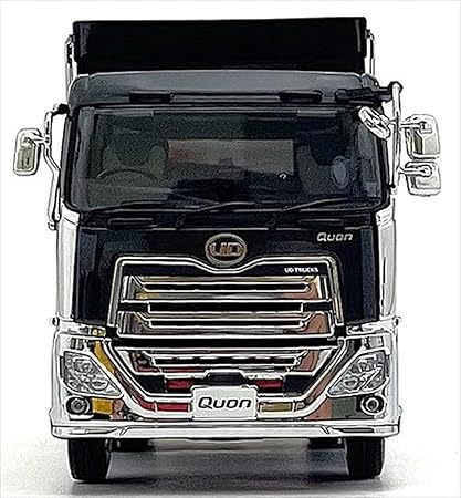 Kyosho KS03940BK Original 1/43 UD TRUCKS QUON KYOKUTO Dump (Black Metallic), Finished Product
