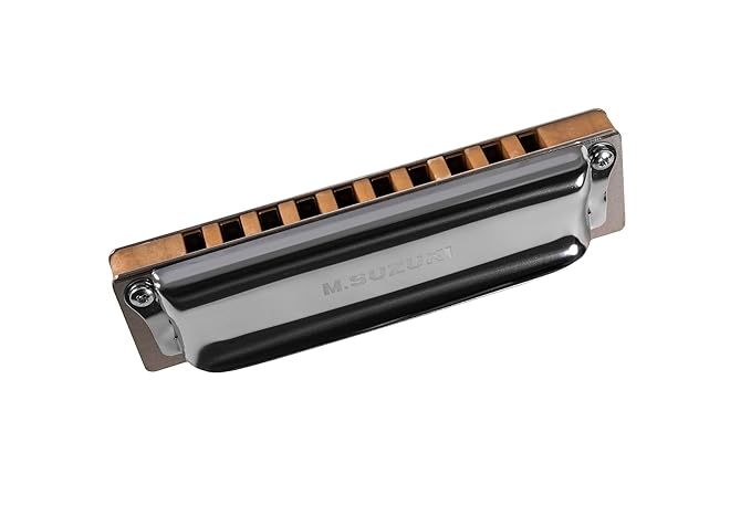 Suzuki M-20-S Manji 10-Hole 20-Note Diatonic Harmonica, 7-Piece Set