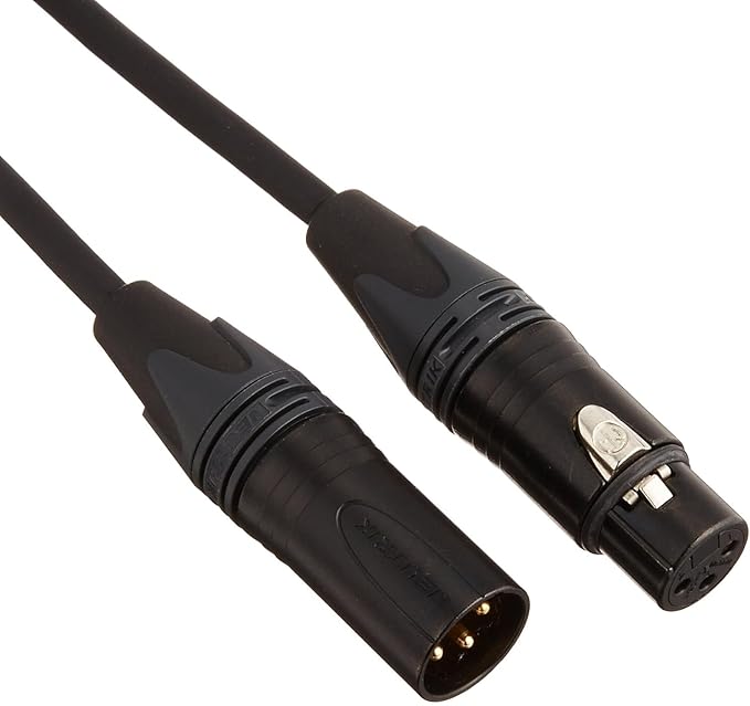 Yamaha AG03MK2 B MC Live Streaming Mixer 3m Microphone Cable Set, 3 Channels, Black