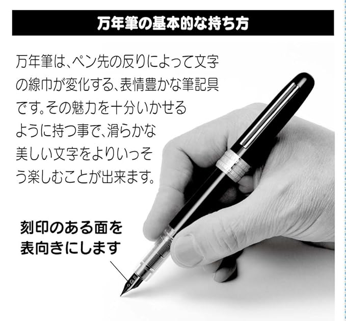 Platinum Fountain Pen Capillary Hydrostatic Action Black Fine Nib