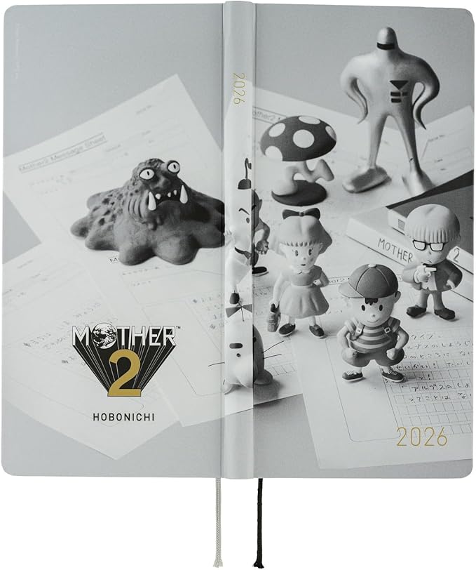Hobonichi Daily Planner, 2026 weeks, Secret of MOTHER/MOTHER2 From January, Weekly Notebook, Weekly Lift, Slim, Vertical