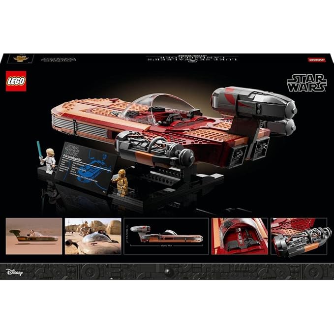 LEGO Star Wars Luke Skywalker’s Landspeeder 75341 Building Kit (1,890 Pieces)