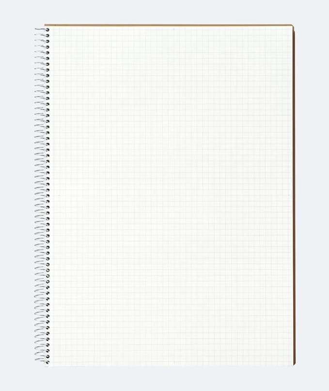 Maruman Notebook Ring Notebook 5mm Grid Basic A4 80 Sheets N245ES