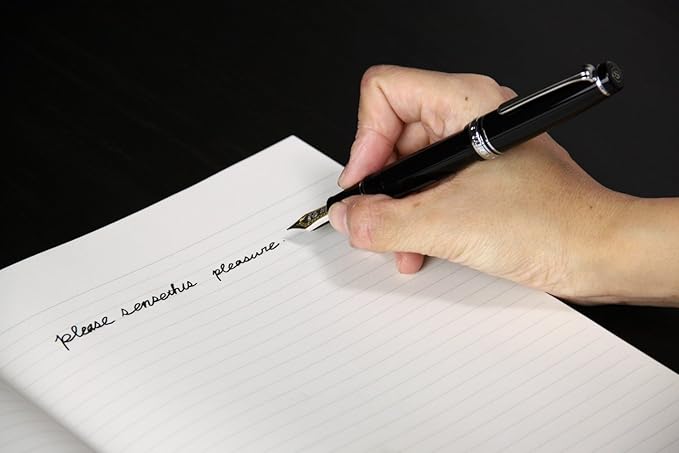 Sailor WP01691 Professional Gear Fountain Pen, Middle Point (Silver)