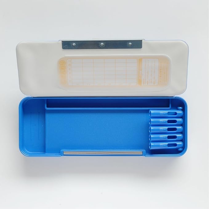 Uni Mitsubishi Pencil Case Unipalette Double Opening Blue P1000BT300