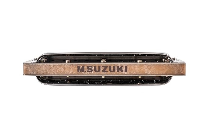 Suzuki M-20-S Manji 10-Hole 20-Note Diatonic Harmonica, 7-Piece Set