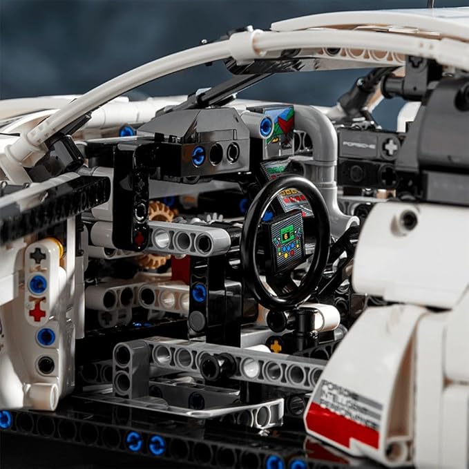 LEGO Technic Porsche 911 Rsr Building Blocks For Kids (1580 Pcs) 42096,Multicolor