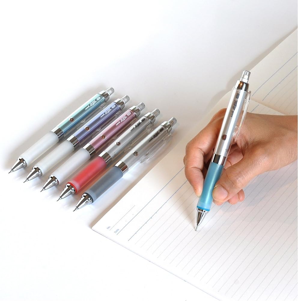 Mitsubishi Uni Alpha-Gel Mechanical Pencil, Automatically Rotating Lead, turoquoise