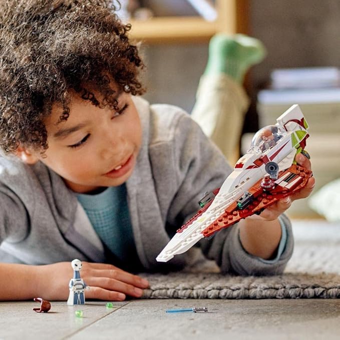 LEGO Star Wars OBI-Wan Kenobi’s Jedi Starfighter 75333 Building Kit (282 Pieces)