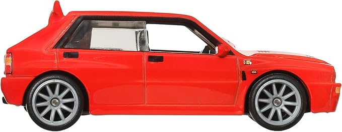 Hot Wheels JBL18 Boulevard Lancia Delta Integrale Vehicle Toy Mini Car 3 Years Old and Up Red