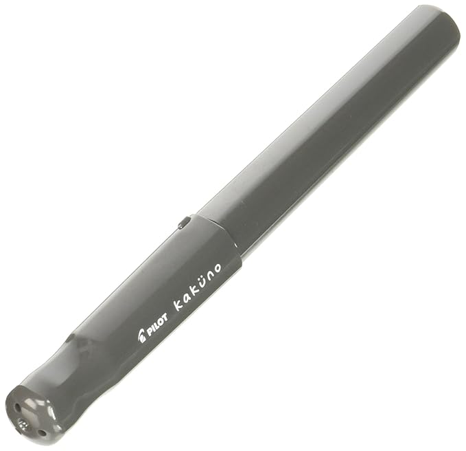 Pilot Kakuno Fine-Nib Fountain Pen, Black Body Orange Cap Body (FKA-1SR-OF)