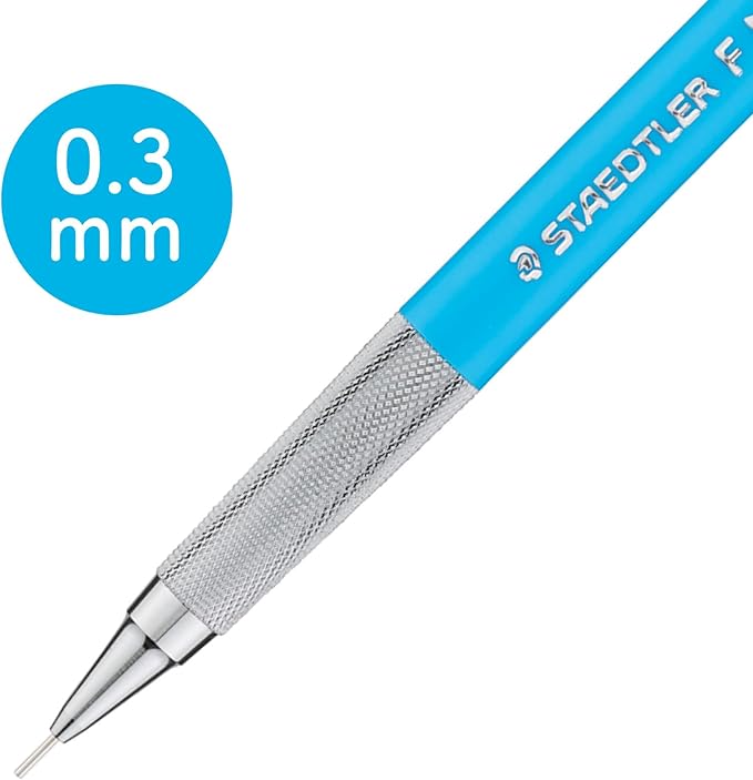 Staedtler Mechanical Pencil, 0.3mm, Drafting Pencil, Blue, 770 13N