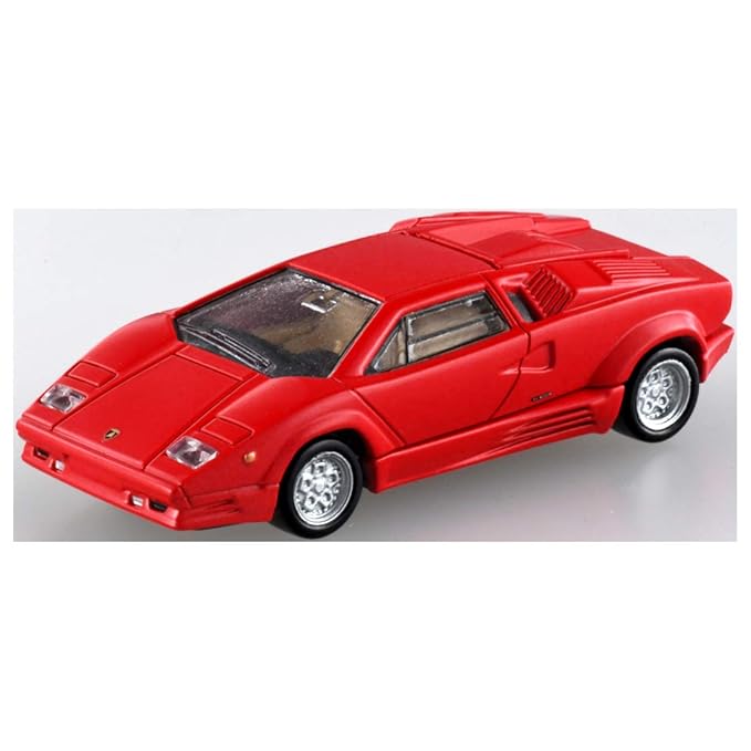 タカラトミー(TAKARA TOMY) Tomica TP12 Lamborghini Countach 25th Anniversary'21 Diecast Scale Model Collectible Car, Red
