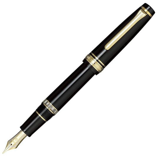Sailor Professional Gear Rare B Bold Black Fountain Pen