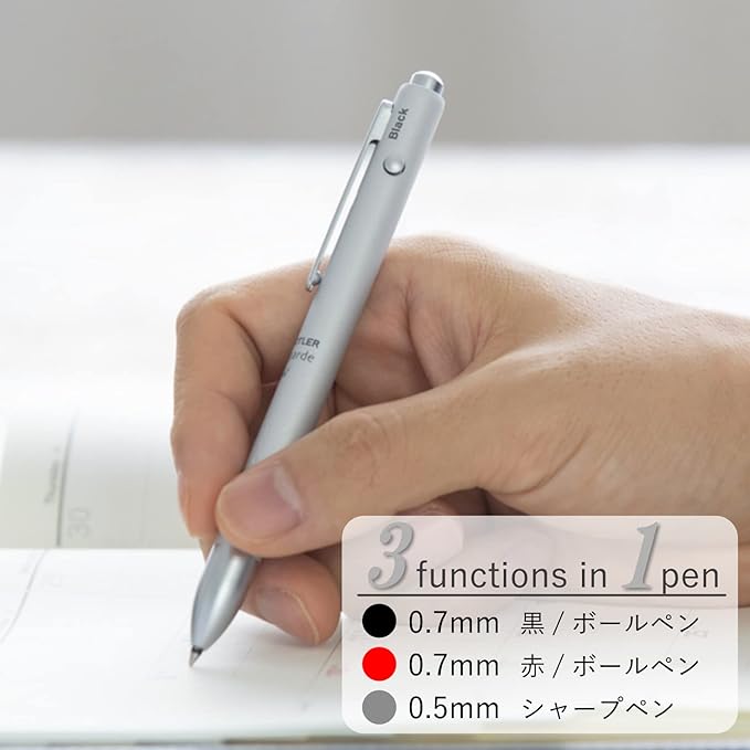 Staedtler 927AGL-MS Avant-garde Light Career, Multi-Functional Pen, Blast Silver