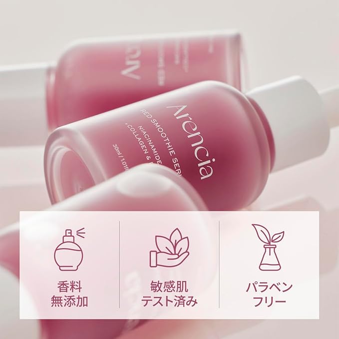 Arencia Red Mochicerum Serum, Elastic Skin, Moisturizing, Collagen, Moisture Moisturizing, Niacinamide Blend, Korean Cosmetics, Skin Gloss