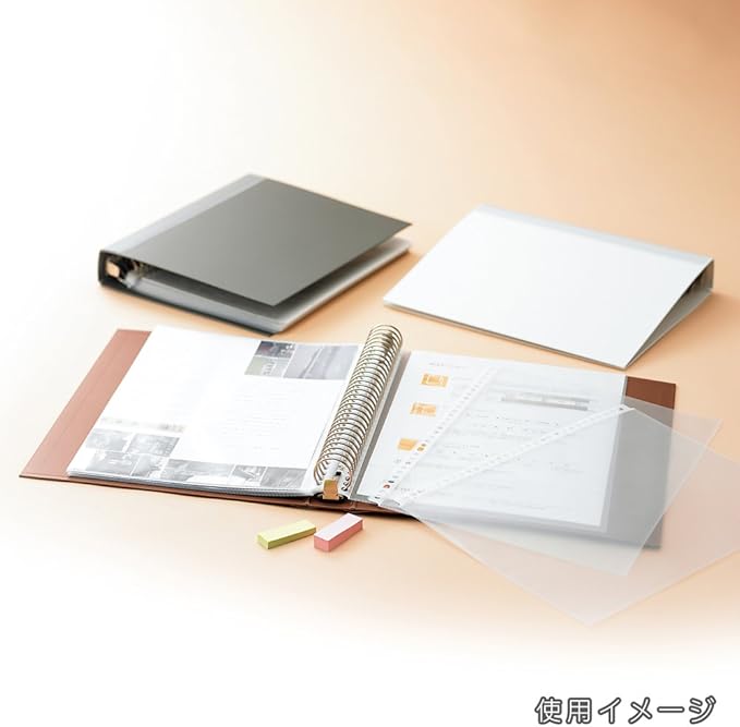 Maruman Loose Leaf Binder B5 Double Block 26 Holes Gray F679R-11