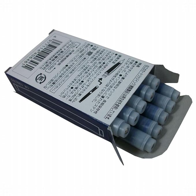 Platinum Fountain Pen Dye-based Ink Cartridge - Blue Black - Pack of 10