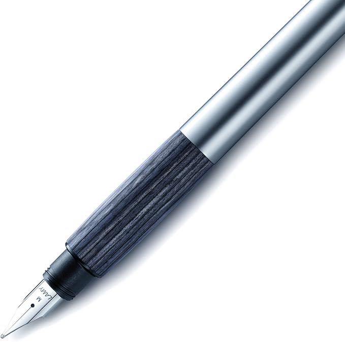 LAMY L96KW-EF Fountain Pen, Accent AL, Wood-Like Grip