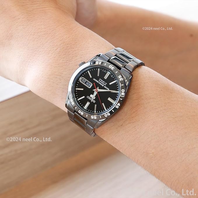 Seiko Wristwatch, Automatic Winding, Overseas Model, SNKE03KC, Men's Black, Black, Bracelet Type