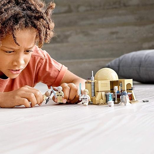 LEGO 75270 Star Wars OBI-Wan’s Hut Building Set with Princess Leia Hologram, A New Hope Movie Series