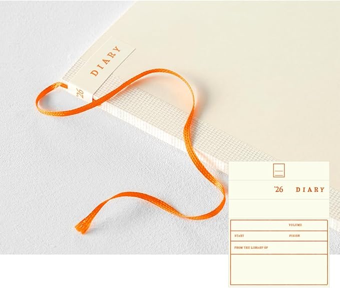 Midori 22407006 MD Notebook Diary, 2026, A4 Modified, Thin, Monthly (Begins December 2025)