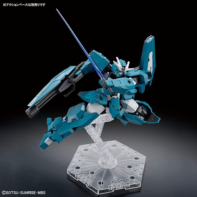 BANDAI SPIRITS Hg Mobile Suit Gundam Mercury Witch Gundam Lubrisul 1/144 Scale Color Coded Plastic Model, Grey