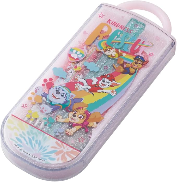 Skater TACC2AG-A Children's Antibacterial Trio Set Chopsticks Spoon Fork Paw Patrol Rescue Made in Japan