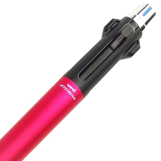 Uni 'Jet Stream Uni Prime' High Grade Multi Ballpoint Pen 3 Colors (Black Red Blue) SXE3-3000-05 (Black Pink)