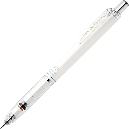 Zebra DelGuard 0.02 inches (0.5 mm) Mechanical Pencil (square blue green)
