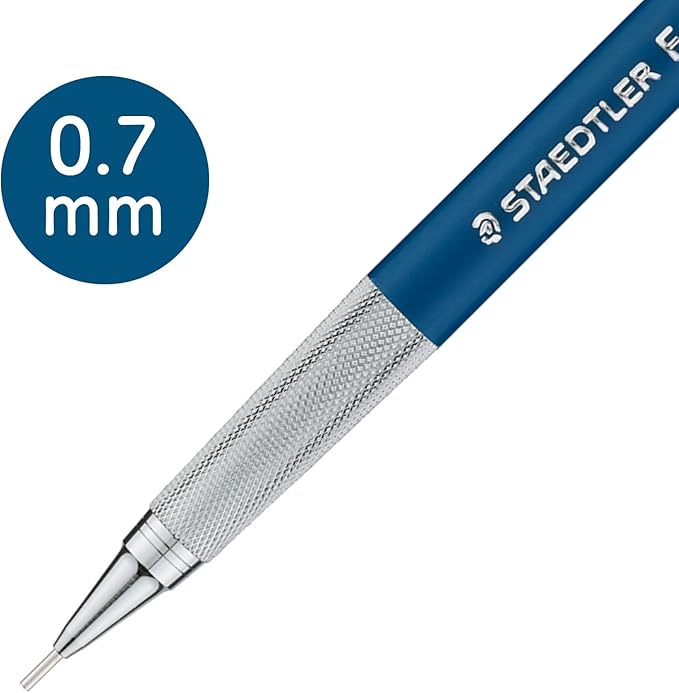 Staedtler Mechanical Pencil, 0.7mm, Drafting Pencil, Blue, 770 17N