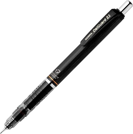 Zebra DelGuard 0.02 inches (0.5 mm) Mechanical Pencil (square blue green)