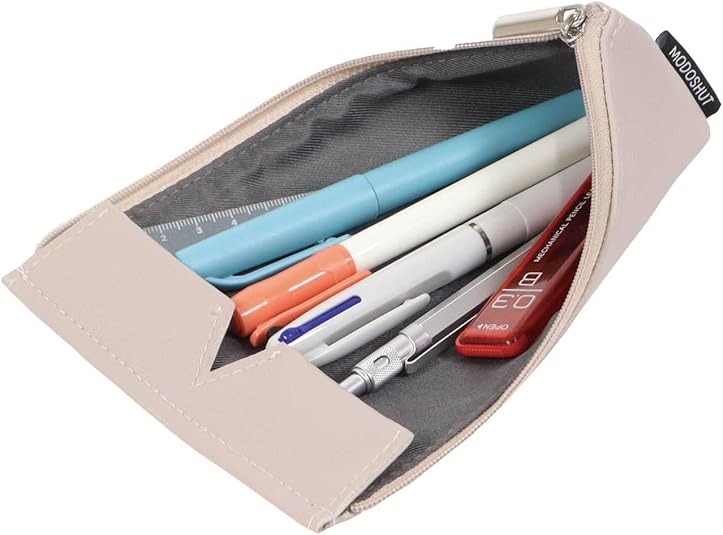 Kutsuwa AK069GY Pen Case, Light Gray